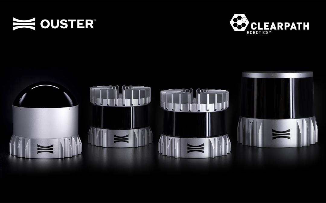 CLEARPATH ROBOTICS NOW A DISTRIBUTOR OF OUSTER PRODUCTS